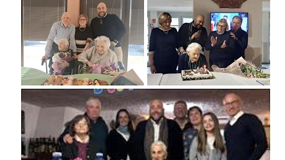 Novara, festeggiamenti per tre centenari: Alice, Maria Maddalena e Celestino